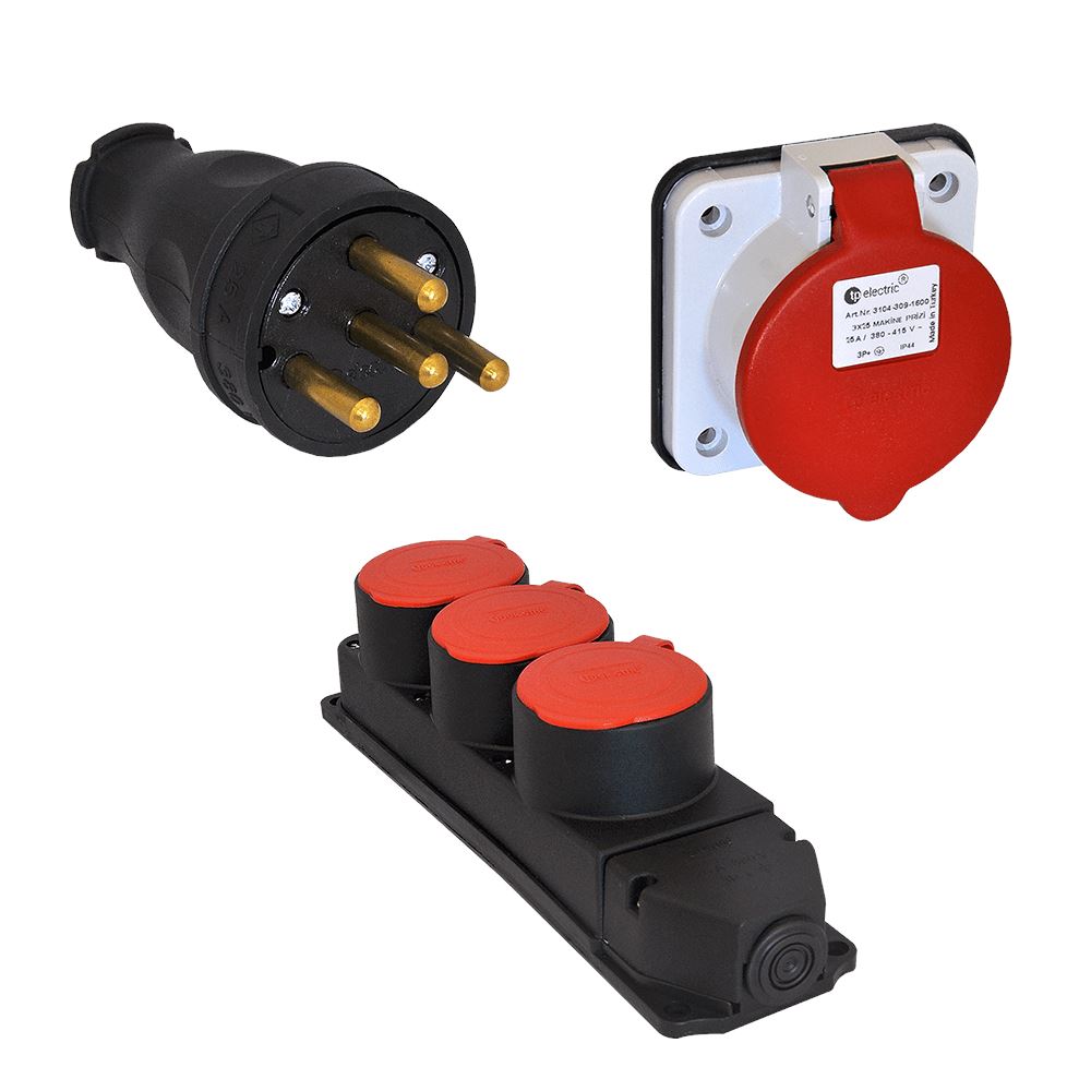 3x25A Fiş - Prizler