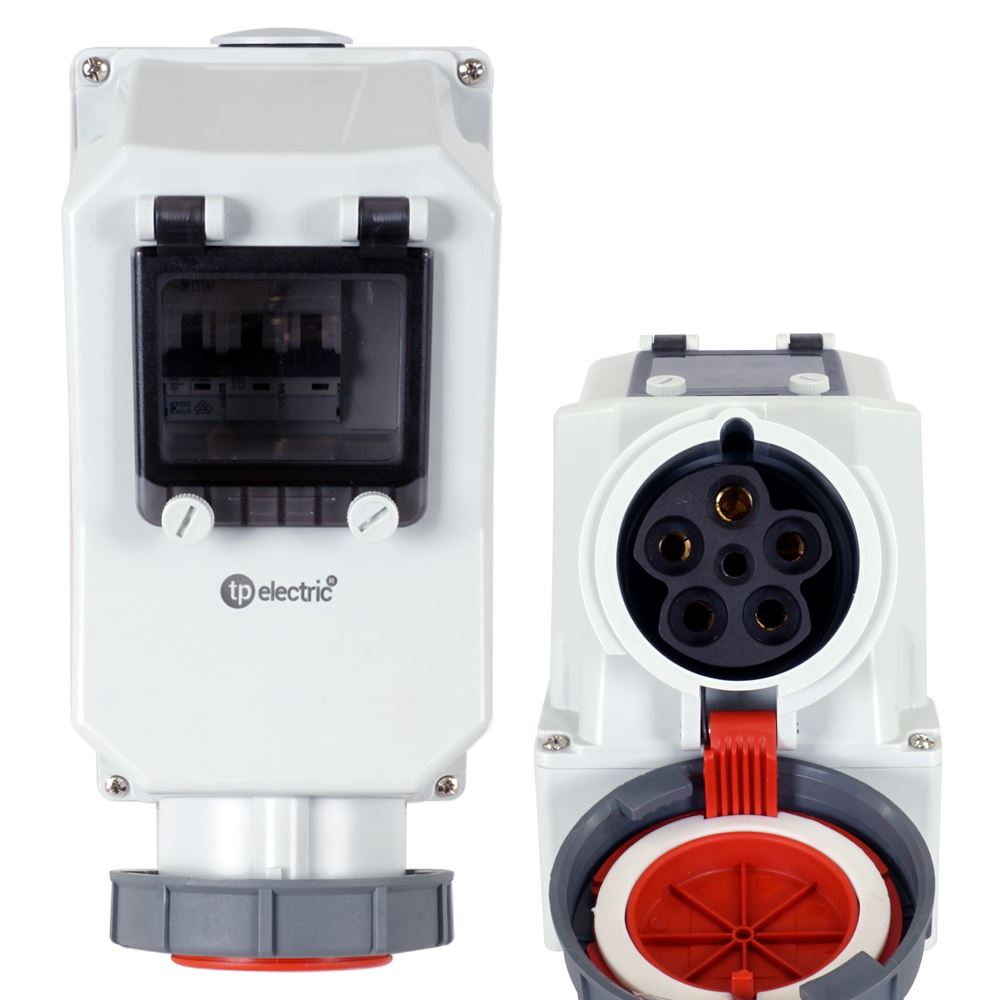 Wall Sockets with Automatic Fuse and Residual Current