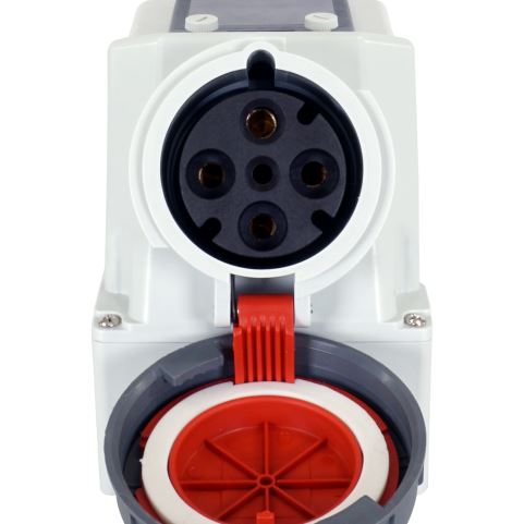 4x63A Wall Mount Socket With Fuse | Wall Sockets with Automatic Fuse ...