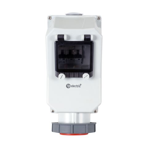 5x63A Wall Mount Socket With Fuse