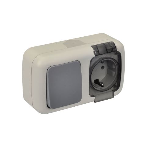One Way Switch + Socket | Weatherproof Switches and Sockets